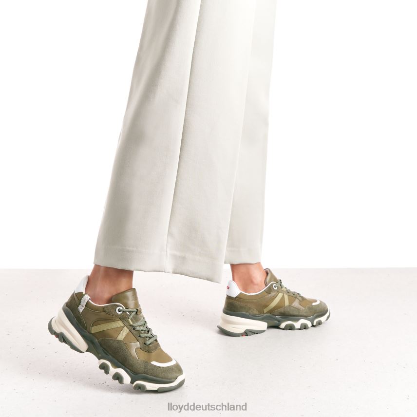 Schuhe LLOYD Wildleder-Sneaker Grün Frauen PV6Z0802