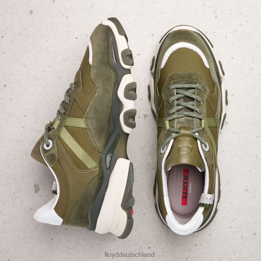 Schuhe LLOYD Wildleder-Sneaker Grün Frauen PV6Z0802