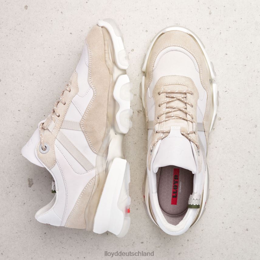 Schuhe LLOYD Wildleder-Sneaker Weiß Frauen PV6Z0816