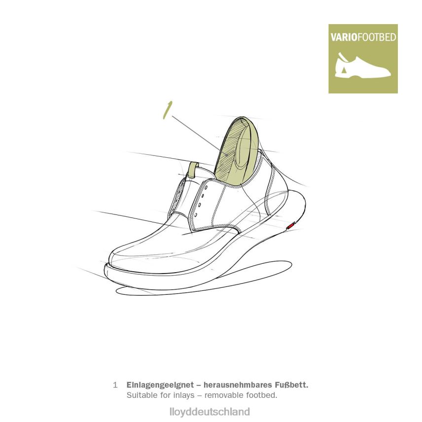 Schuhe LLOYD Wildleder-Sneaker Weiß Frauen PV6Z0816