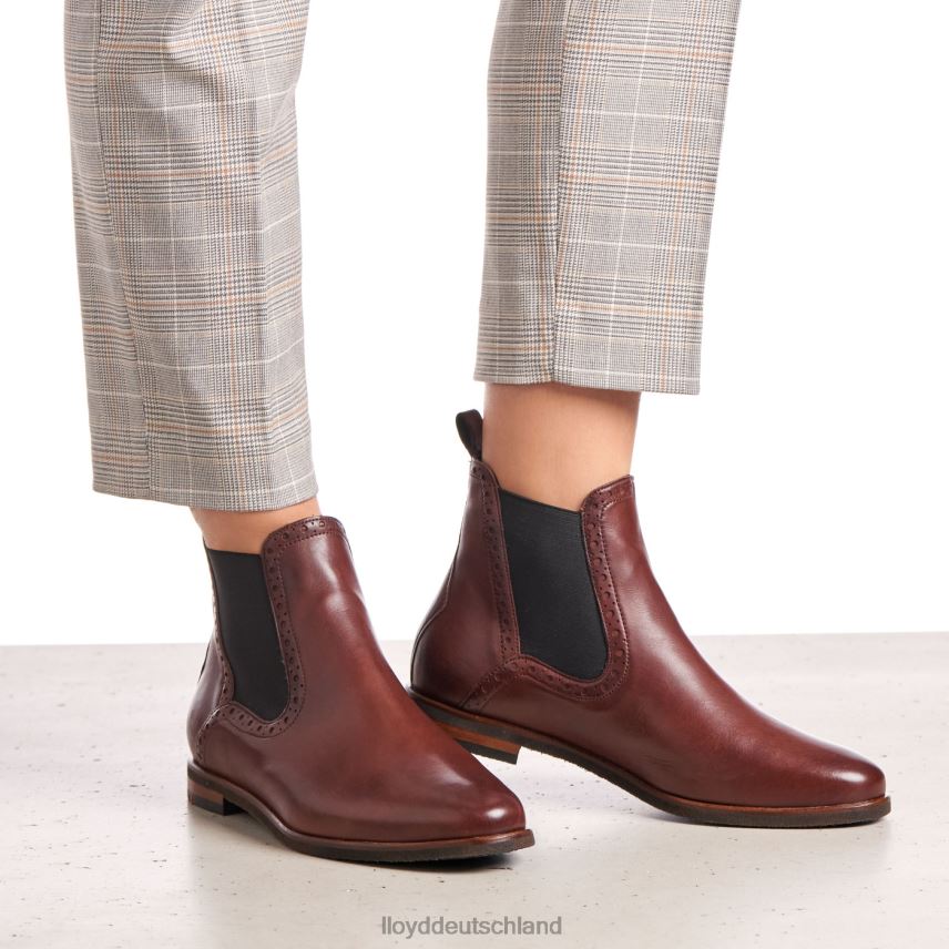 Schuhe LLOYD einfaches Hineinschlüpfen in Stiefeletten braun Frauen PV6Z01004