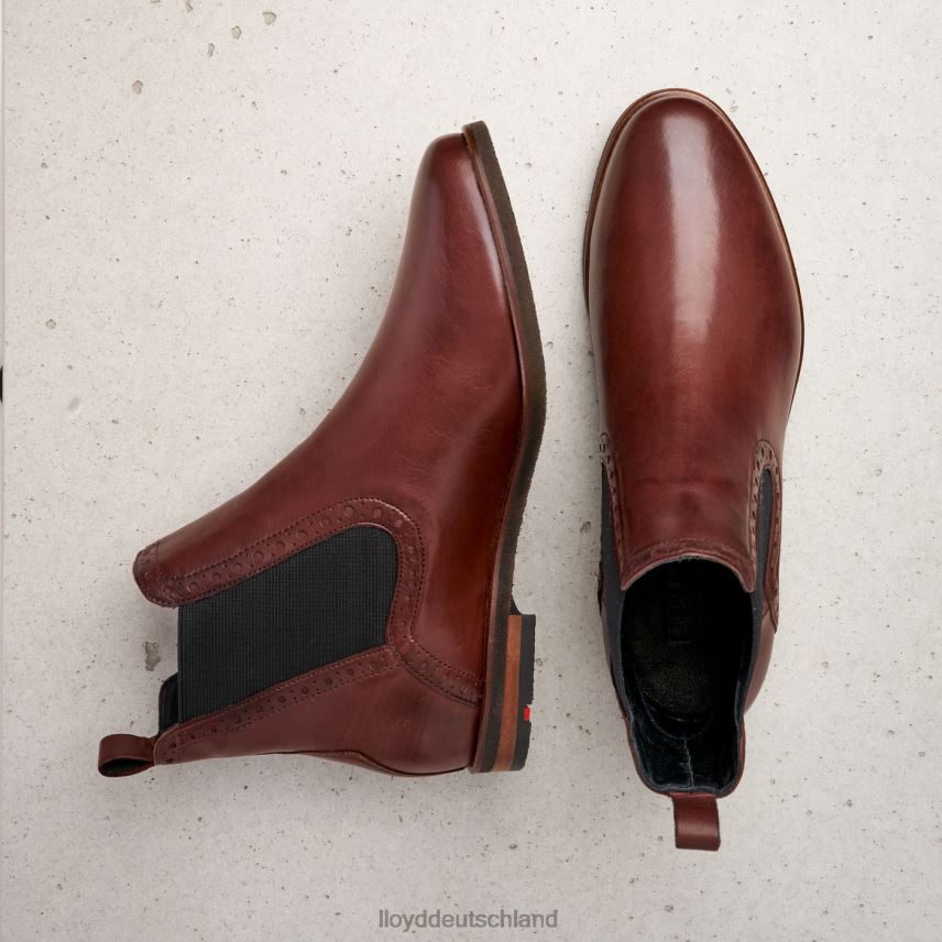 Schuhe LLOYD einfaches Hineinschlüpfen in Stiefeletten braun Frauen PV6Z01004