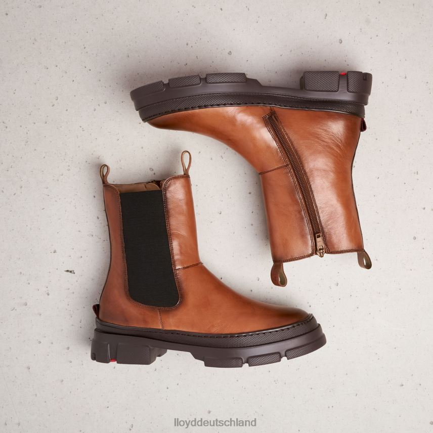 Schuhe LLOYD einfaches Hineinschlüpfen in Stiefeletten braun Frauen PV6Z0987