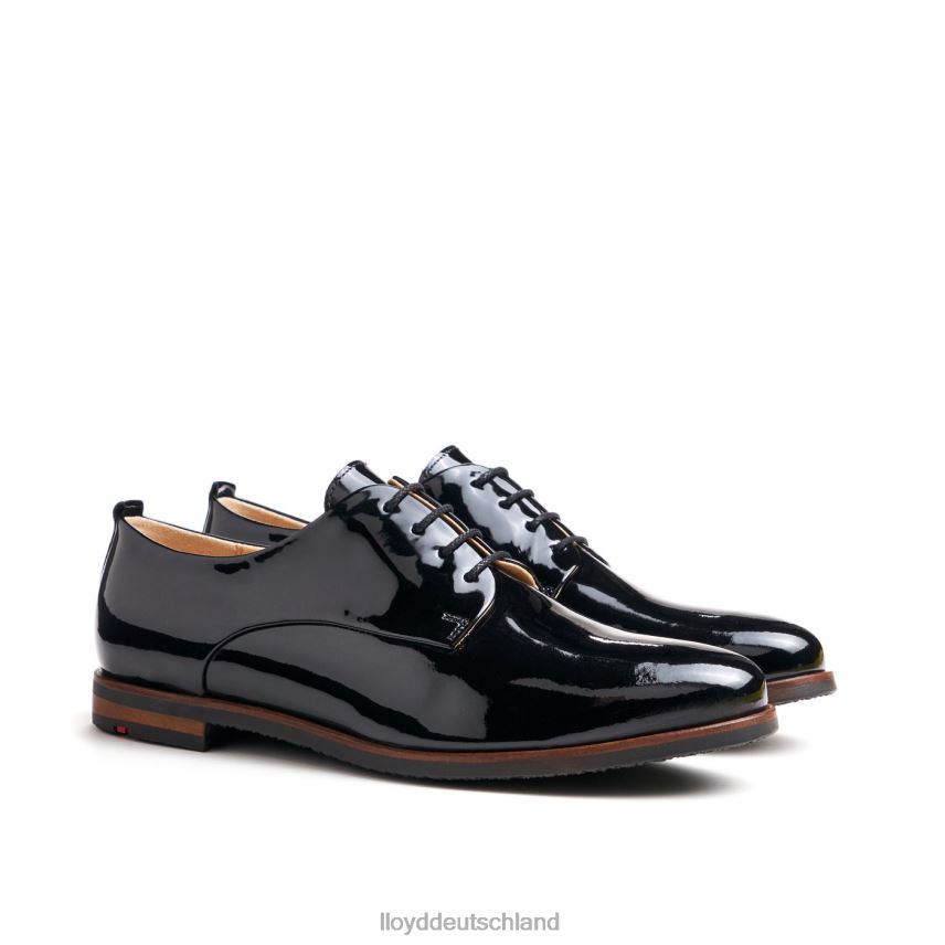 Schuhe LLOYD fleckige Halbschuhe zum Schnüren Schwarz Frauen PV6Z01047
