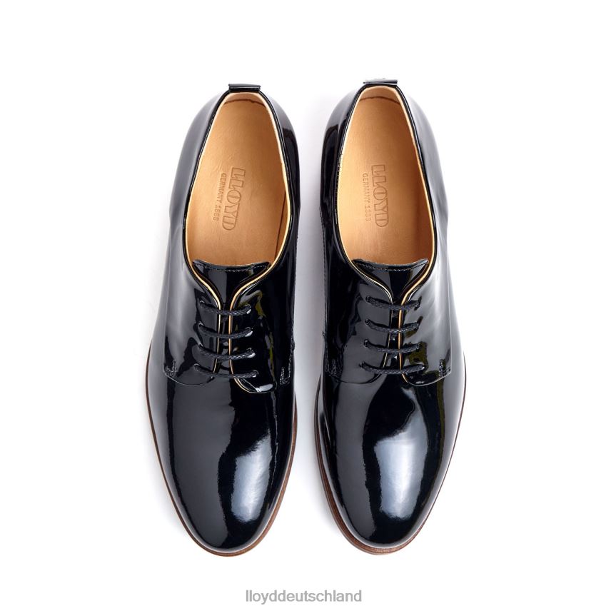 Schuhe LLOYD fleckige Halbschuhe zum Schnüren Schwarz Frauen PV6Z01047