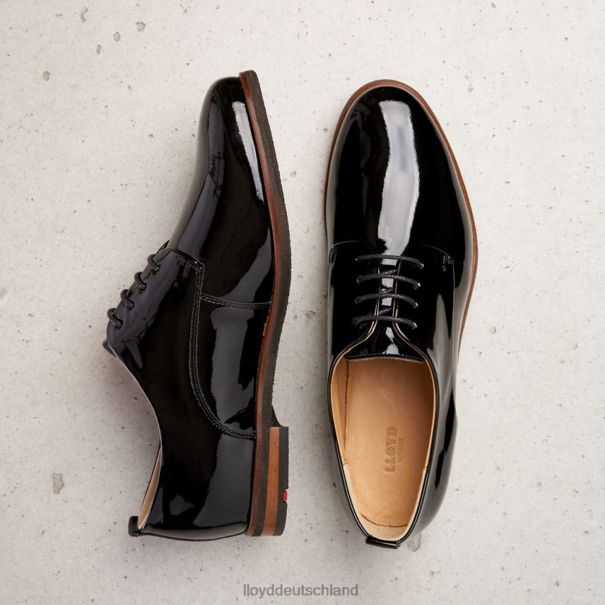 Schuhe LLOYD fleckige Halbschuhe zum Schnüren Schwarz Frauen PV6Z01047