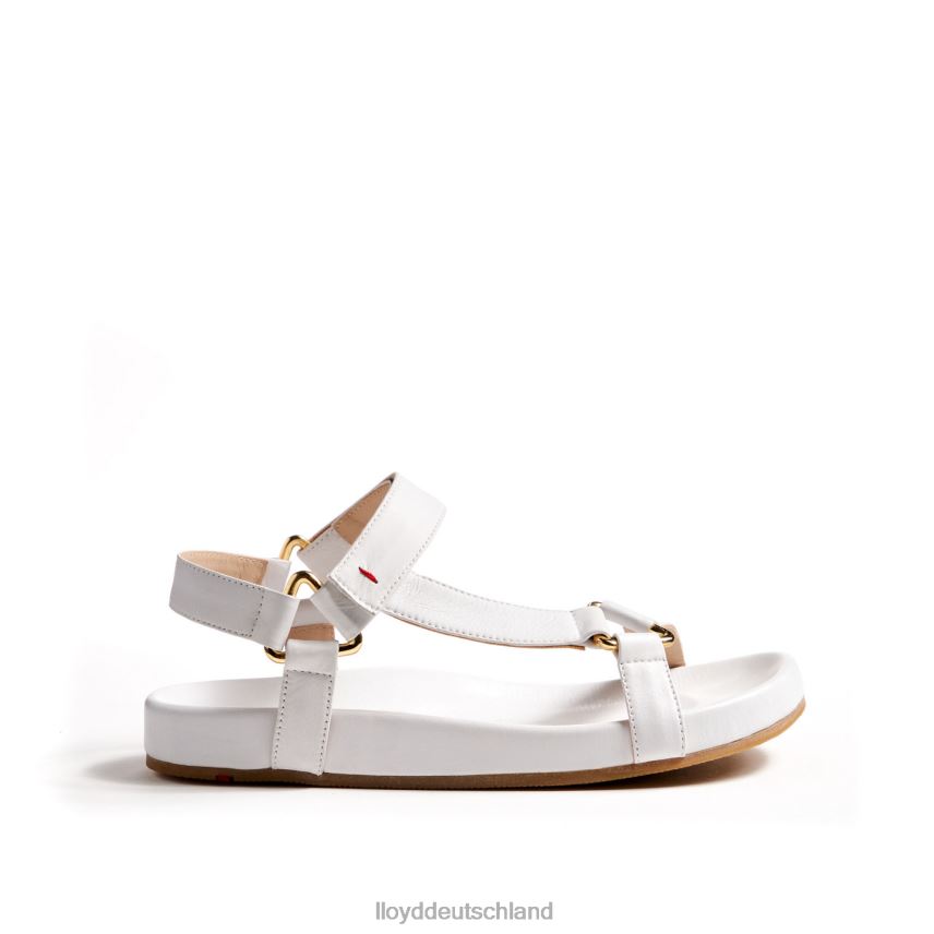 Schuhe LLOYD luftige Sandalen Weiß Frauen PV6Z01205