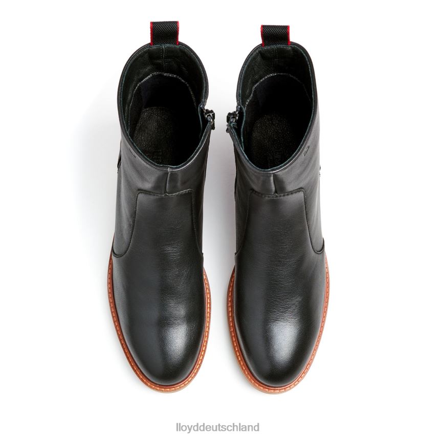Schuhe LLOYD modische Lederstiefelette Schwarz Frauen PV6Z0901