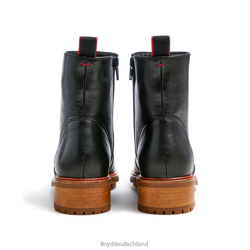 Schuhe LLOYD modische Lederstiefelette Schwarz Frauen PV6Z0901