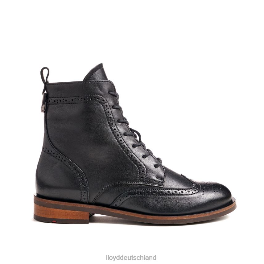 Schuhe LLOYD modische Lederstiefelette Schwarz Frauen PV6Z0908