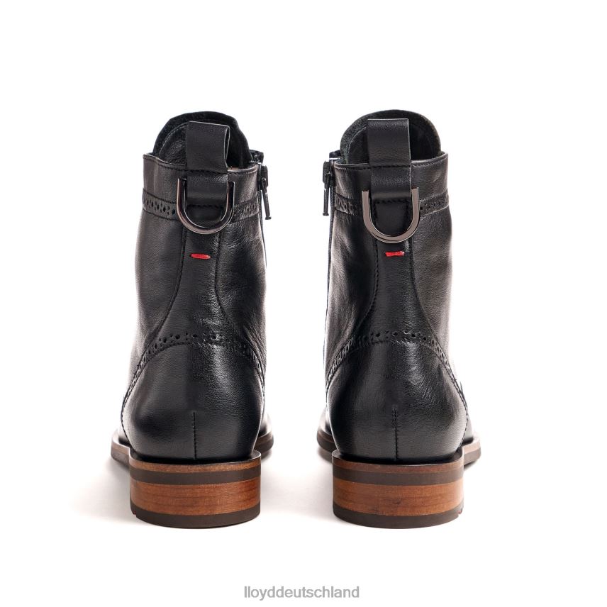 Schuhe LLOYD modische Lederstiefelette Schwarz Frauen PV6Z0908