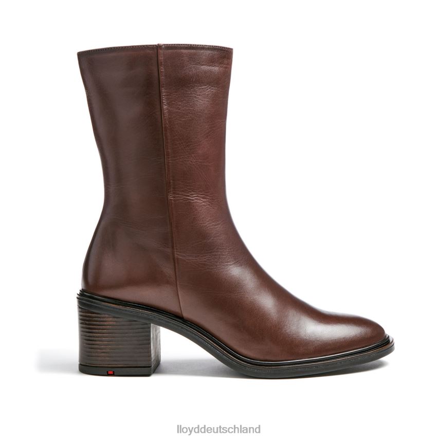 Schuhe LLOYD modische Lederstiefelette braun Frauen PV6Z0886