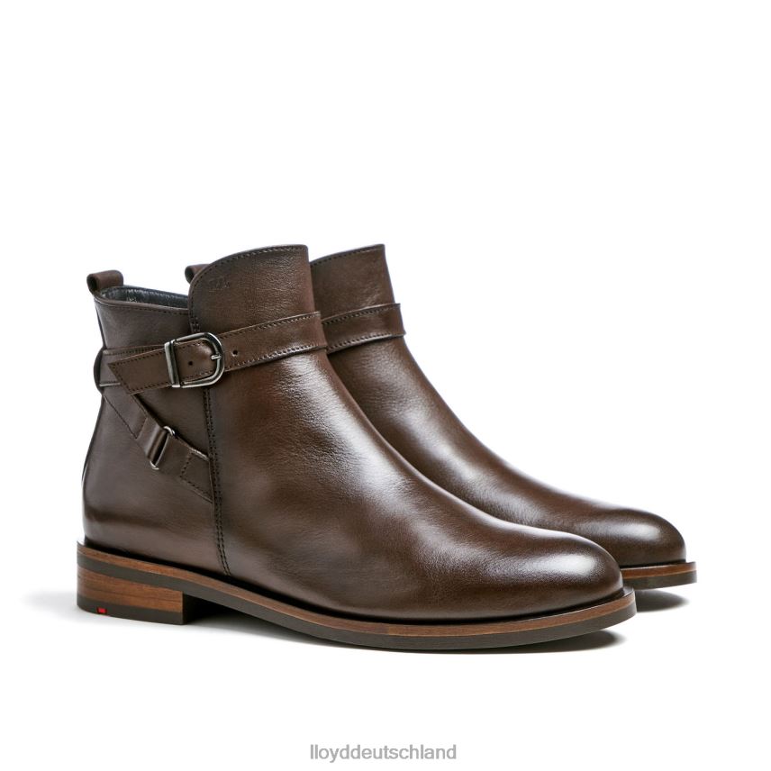 Schuhe LLOYD modische Lederstiefelette braun Frauen PV6Z0899
