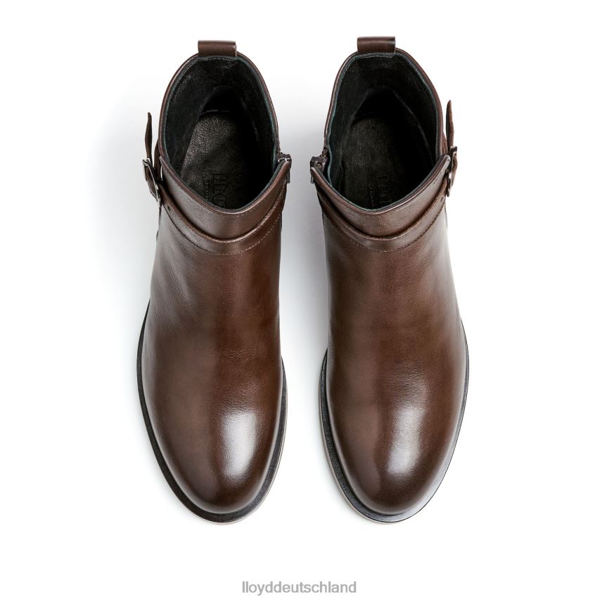 Schuhe LLOYD modische Lederstiefelette braun Frauen PV6Z0899