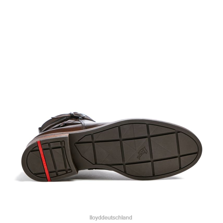 Schuhe LLOYD modische Lederstiefelette braun Frauen PV6Z0899