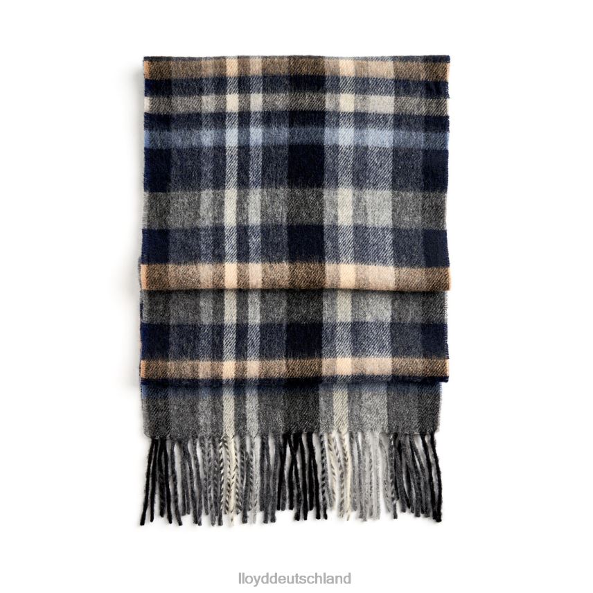 Zubehör LLOYD Schal aus Wolle/Kaschmir Blau Männer PV6Z0694