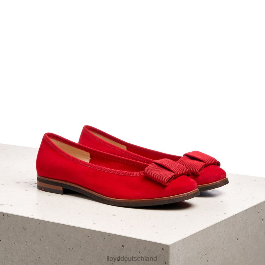 Schuhe LLOYD Ballerina aus Leder Rot Frauen PV6Z01175