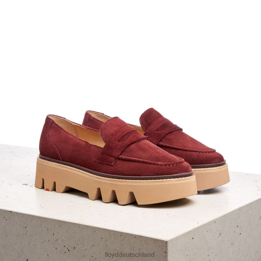 Schuhe LLOYD Slipper aus Leder Rot Frauen PV6Z01073