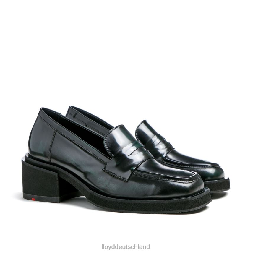 Schuhe LLOYD Slipper aus Leder zum Hineinschlüpfen Grün Frauen PV6Z01114