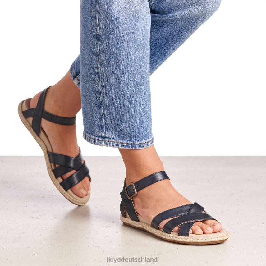 Schuhe LLOYD Ledersandale Blau Frauen PV6Z01209