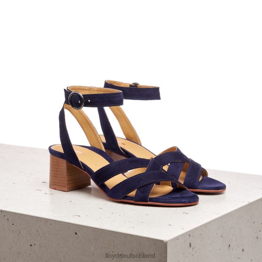 Schuhe LLOYD Sandale mit Wildlederoberfläche Blau Frauen PV6Z01159