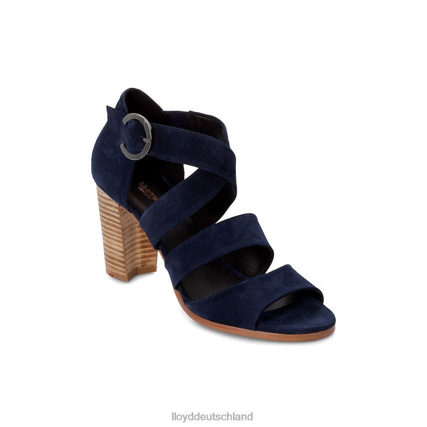 Schuhe LLOYD Sandale mit Wildlederoberfläche Blau Frauen PV6Z01170