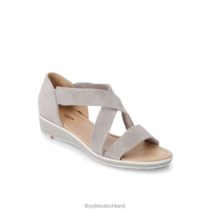 Schuhe LLOYD Sandale mit Wildlederoberfläche grau Frauen PV6Z01247