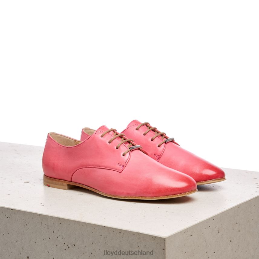 Schuhe LLOYD Halbschuhe aus Glattleder mit Spitze Rosa Frauen PV6Z01093