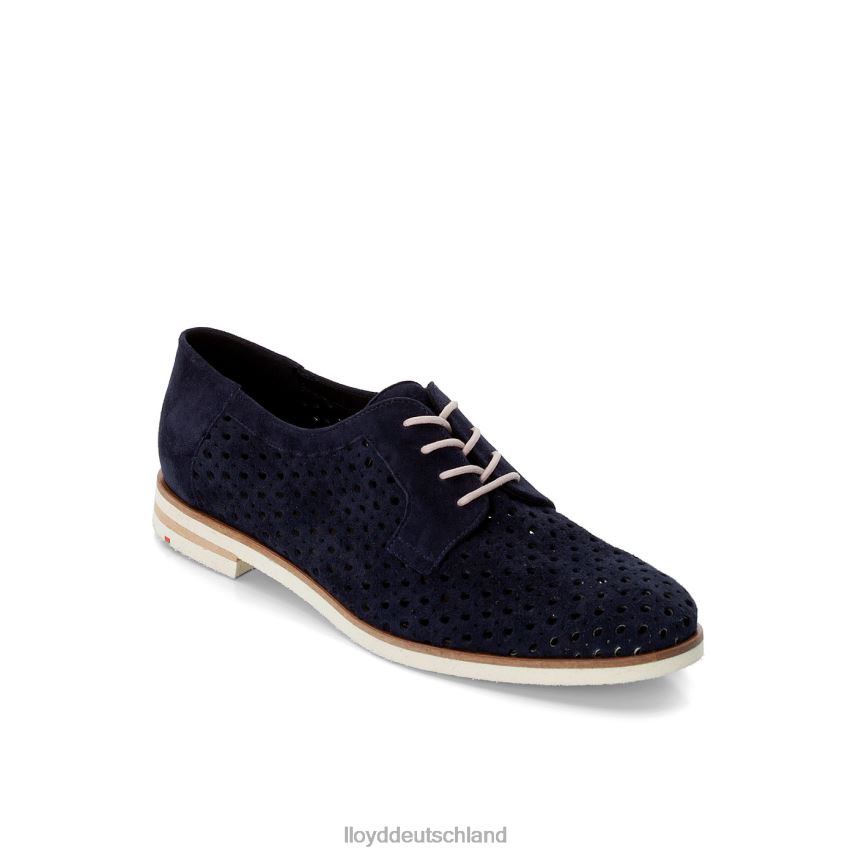 Schuhe LLOYD Halbschuhe aus Wildleder zum Schnüren Blau Frauen PV6Z01182