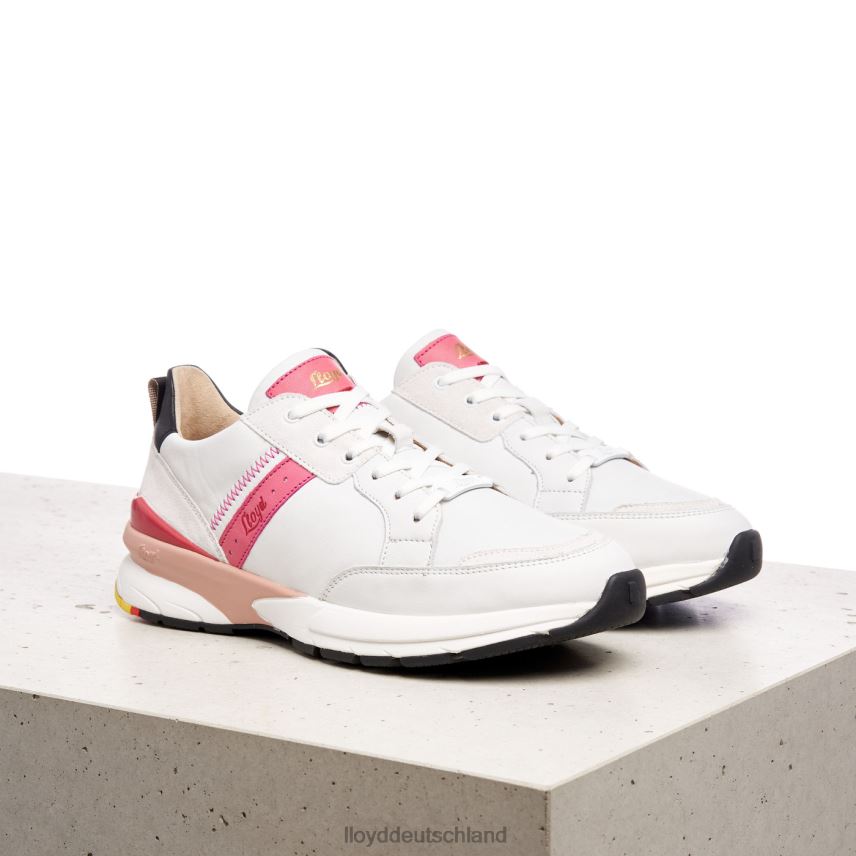 Schuhe LLOYD Glattleder-Sneaker mit Fleckenmuster kombiniert Frauen PV6Z0832