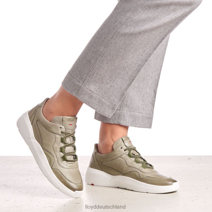 Schuhe LLOYD Low-Top-Sneaker aus Leder Grün Frauen PV6Z0830