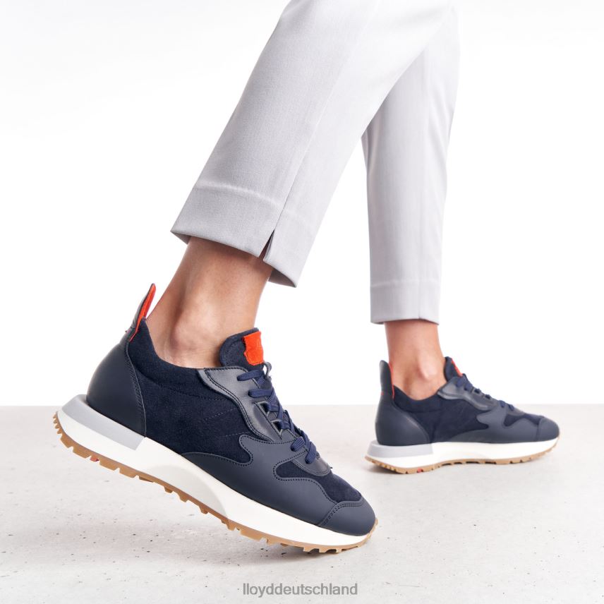 Schuhe LLOYD Turnschuhe aus Schafsleder Blau Frauen PV6Z0791