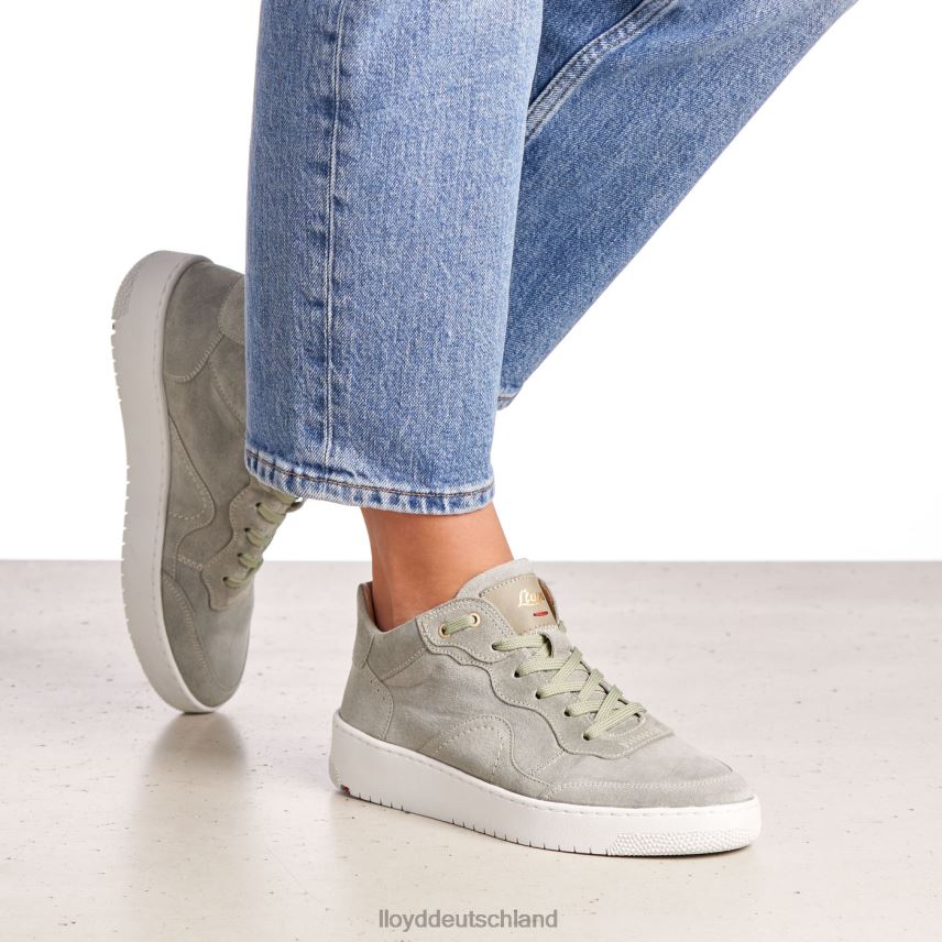 Schuhe LLOYD Wildleder-Sneaker Grün Frauen PV6Z0841