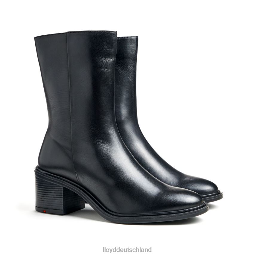 Schuhe LLOYD Modische Stiefeletten aus Glattleder Schwarz Frauen PV6Z0885