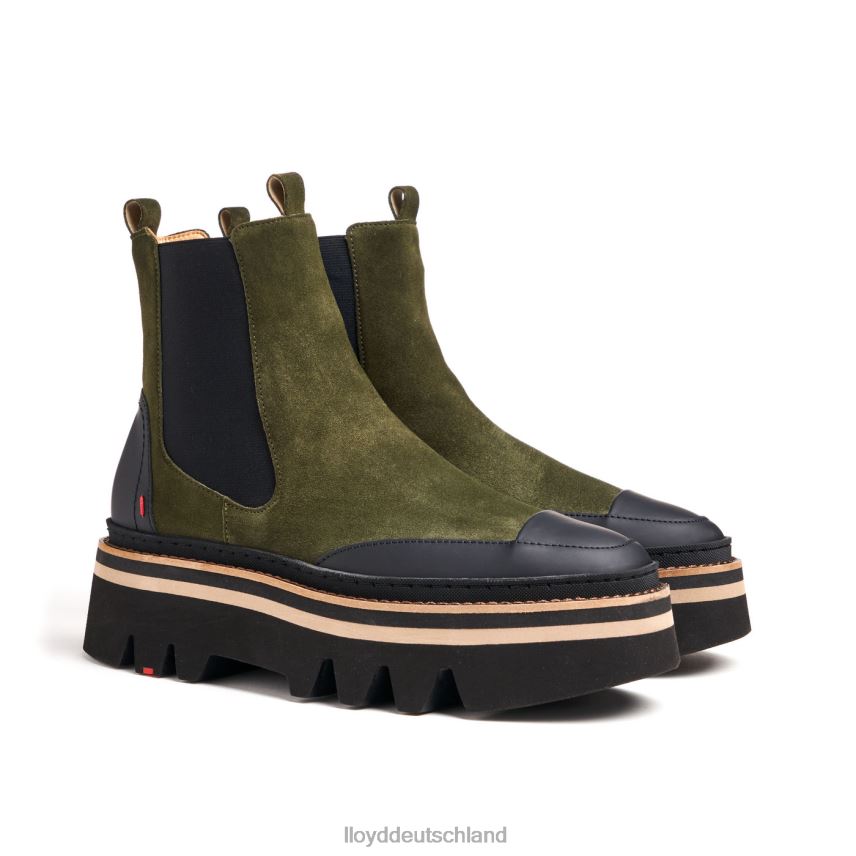 Schuhe LLOYD Slip-On-Stiefeletten mit Gummisohle Grün Frauen PV6Z0944