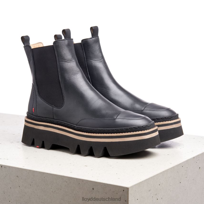 Schuhe LLOYD Slip-On-Stiefeletten mit leichter Sohle Schwarz Frauen PV6Z0942