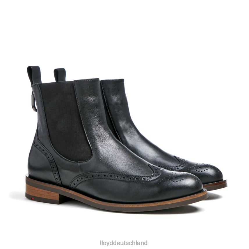 Schuhe LLOYD Sportliche Glattleder-Stiefelette Schwarz Frauen PV6Z0904