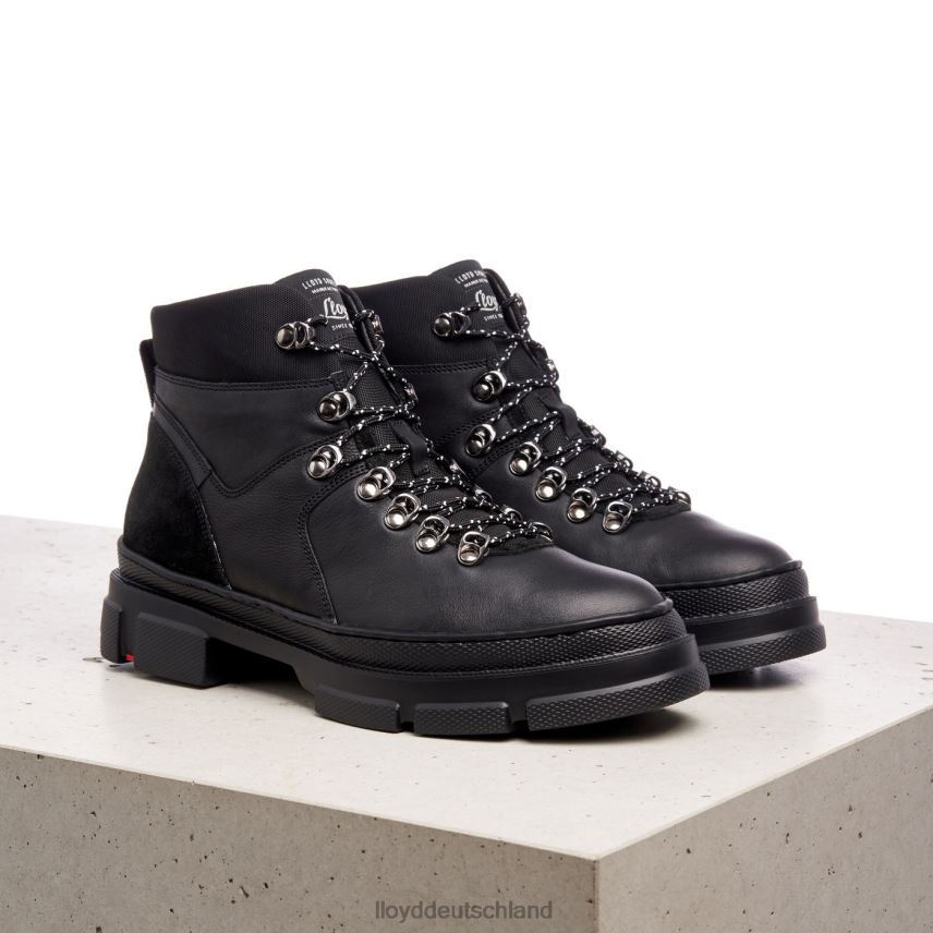 Schuhe LLOYD Stiefeletten aus Leder mit extraleichter Sohle Schwarz Frauen PV6Z0988