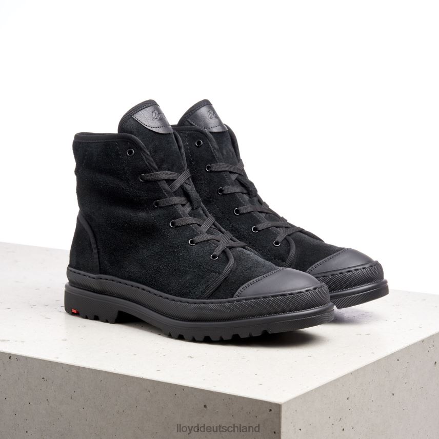 Schuhe LLOYD Stiefeletten aus Leder mit leichter Sohle Schwarz Frauen PV6Z0927