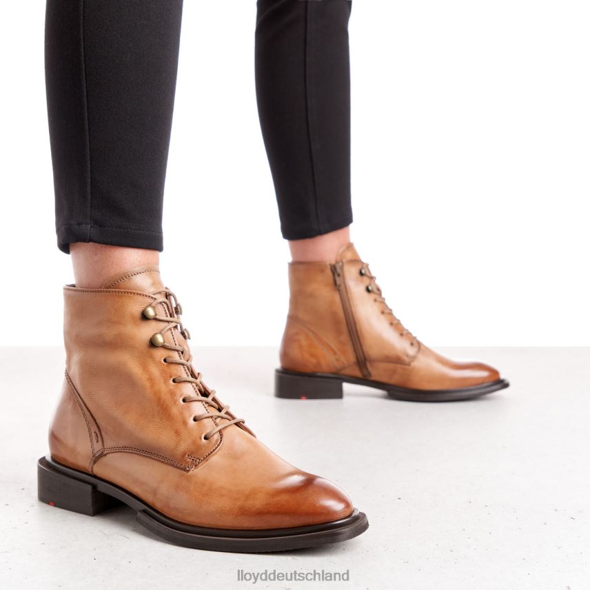 Schuhe LLOYD Stiefeletten aus Schafsleder braun Frauen PV6Z01002