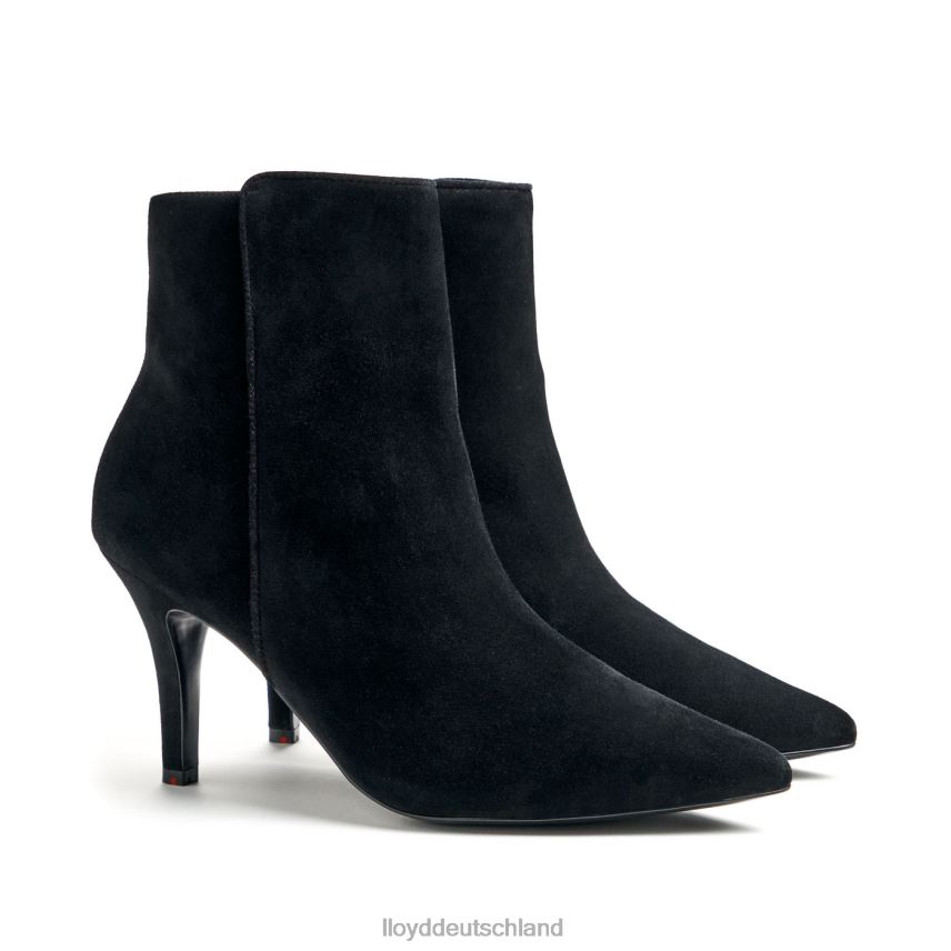 Schuhe LLOYD Stiefeletten aus grobem Leder Schwarz Frauen PV6Z0879