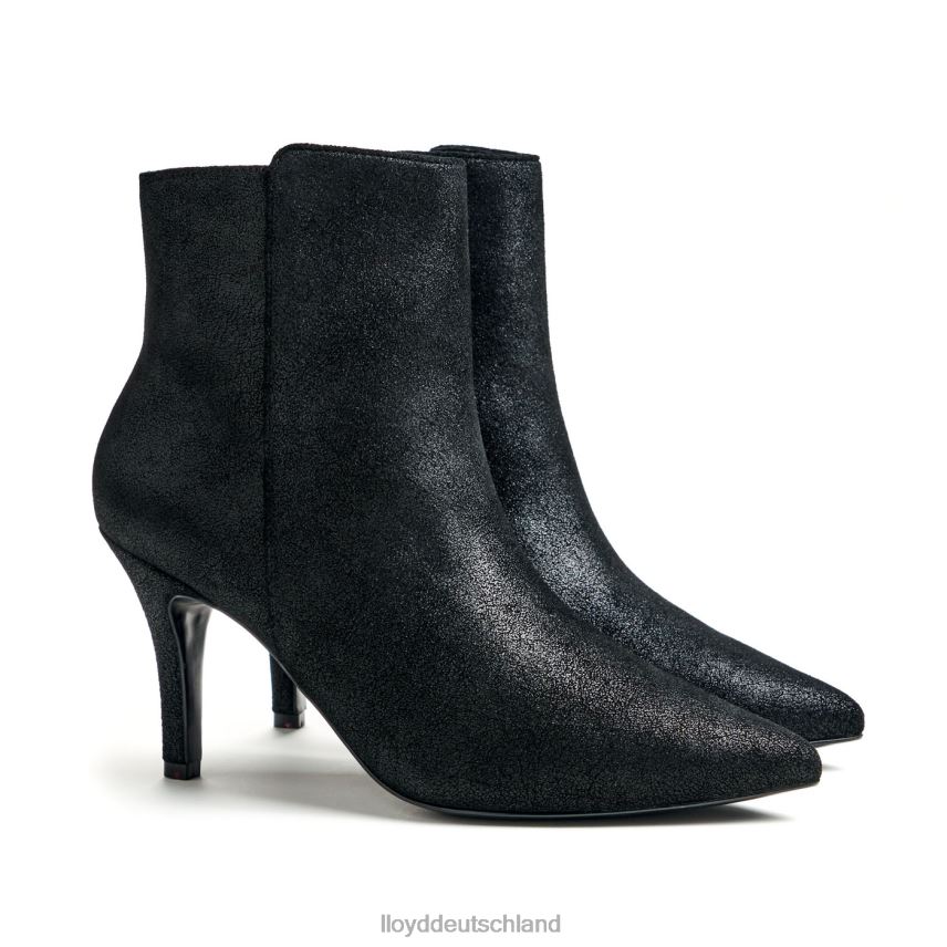 Schuhe LLOYD Stiefeletten aus grobem Leder Schwarz Frauen PV6Z0880