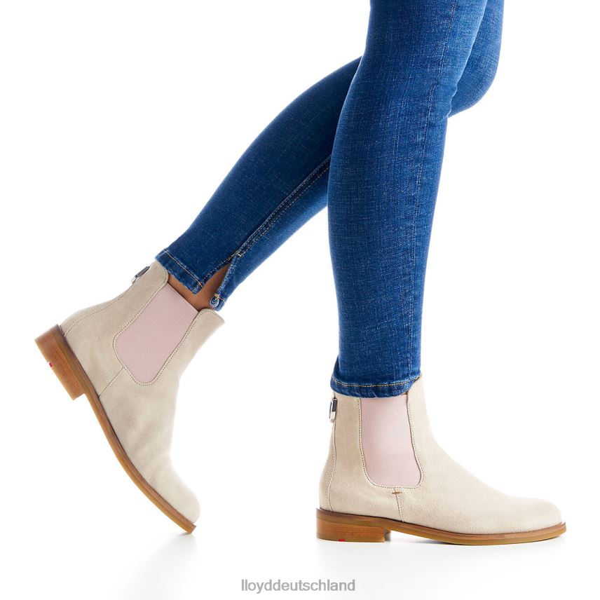 Schuhe LLOYD einfaches Hineinschlüpfen in Stiefeletten Weiß Frauen PV6Z0980
